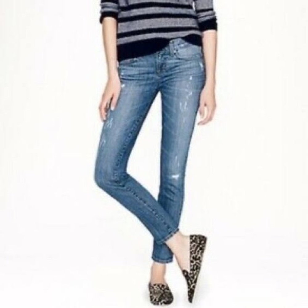 J.Crew Jeans Distressed Stretch Skinny - size 29